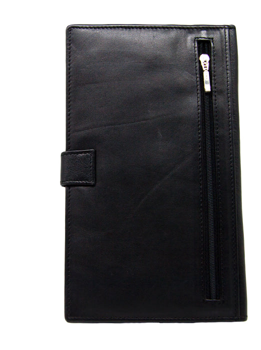Leather Travel Wallet with Tab Closure - RL1228