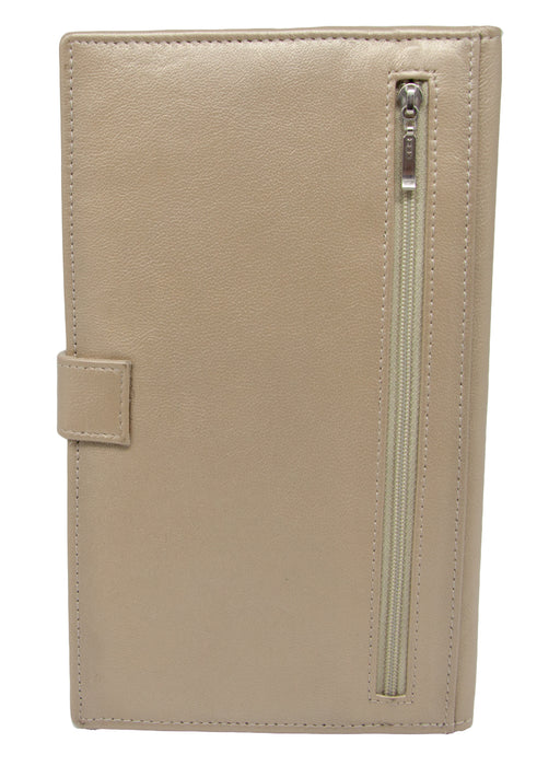 Leather Travel Wallet with Tab Closure - RL1228