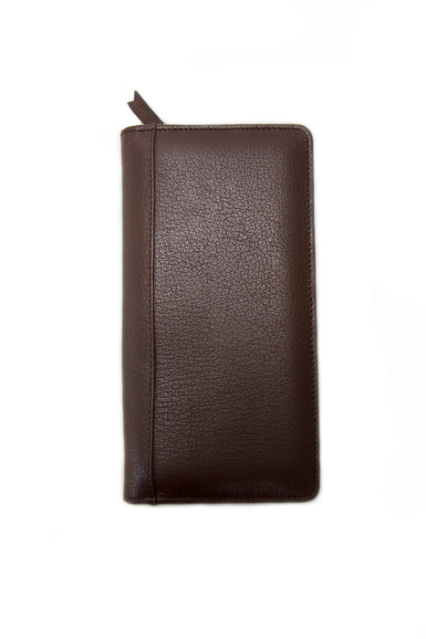Leather Zip Around Travel Wallet  RL1284