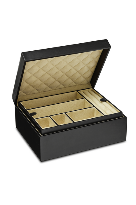 Large Luxury Leather Jewellery Box - RL1216
