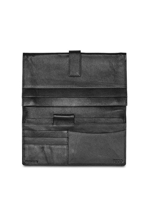 Leather Travel Wallet with Tab Closure - RL1227