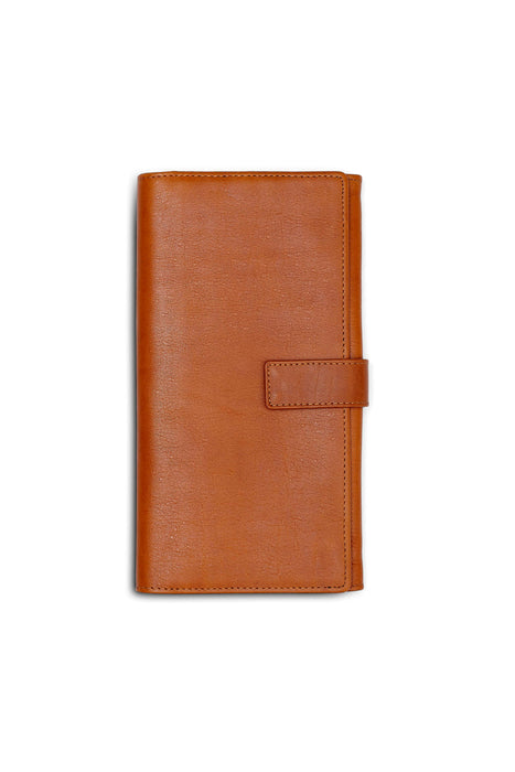 Leather Travel Wallet with Tab Closure - RL1227