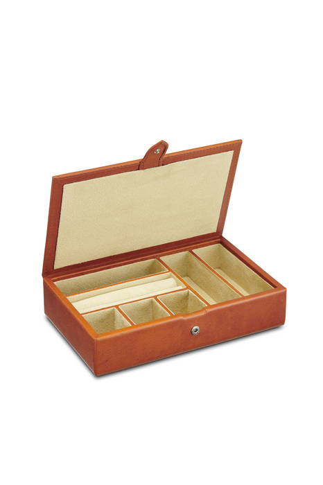 Sectioned Leather Jewellery Box  RL1253