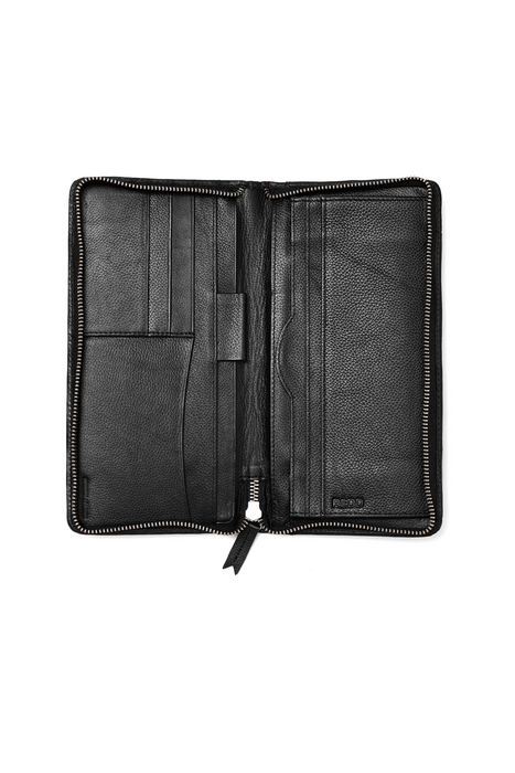 Leather Zip Around Travel Wallet  RL1284