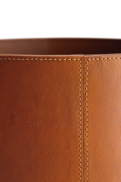 Leather Rubbish Bin
