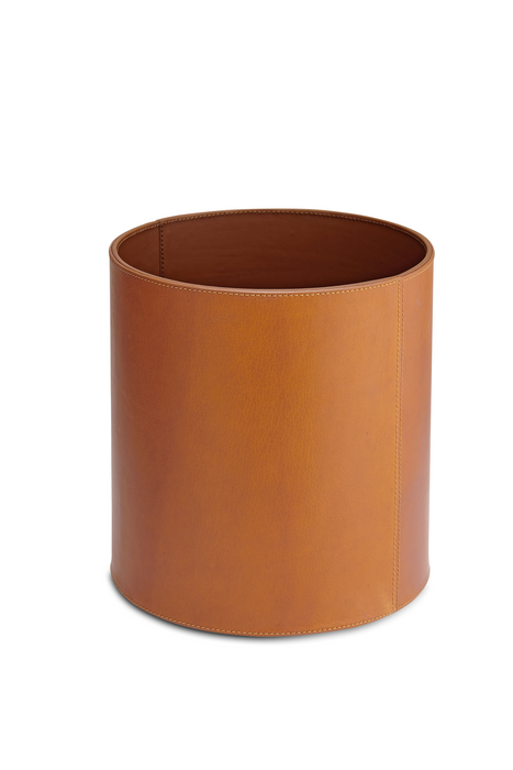 Leather Rubbish Bin