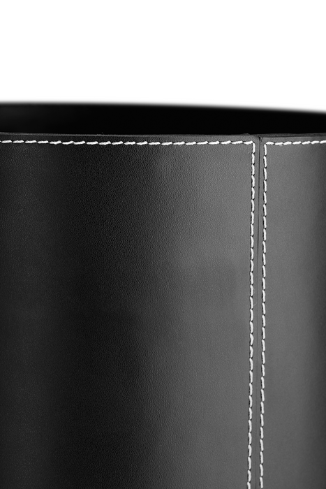 Leather Rubbish Bin