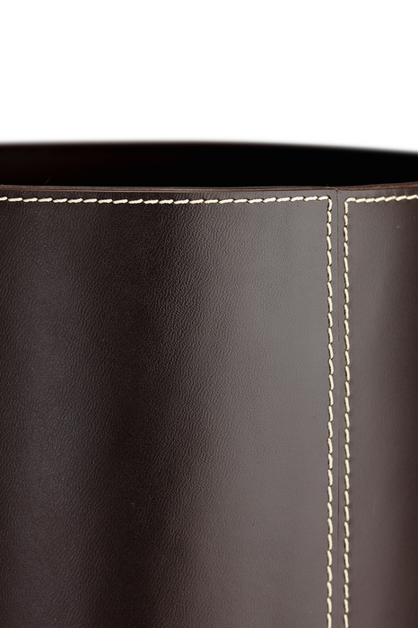 Leather Rubbish Bin