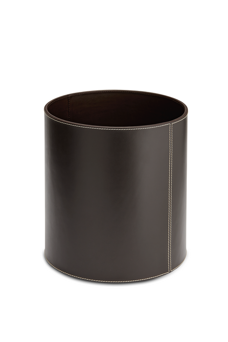 Leather Rubbish Bin