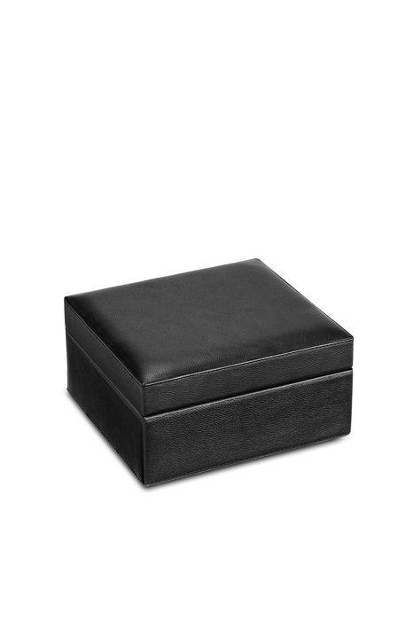 Square Leather Jewellery Box - RL860