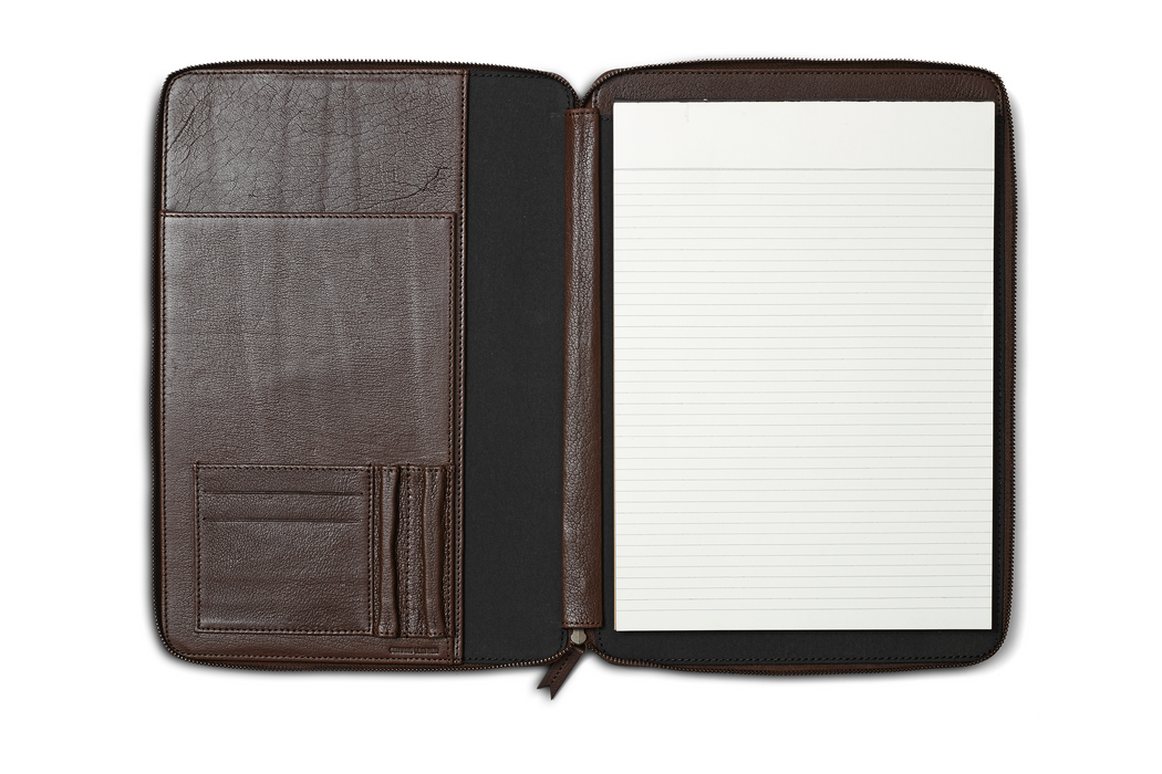 Leather Zip Around Compendium - RL1232