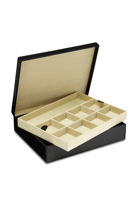 Leather Jewellery Box with Lift Out Tray - RL1283