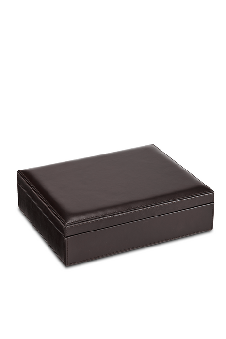 Leather Jewellery Box with Lift Out Tray